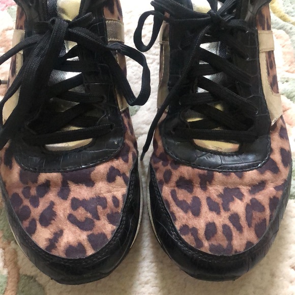 Sam & Libby Dawson leopard cheetah print sneakers - Picture 6 of 9